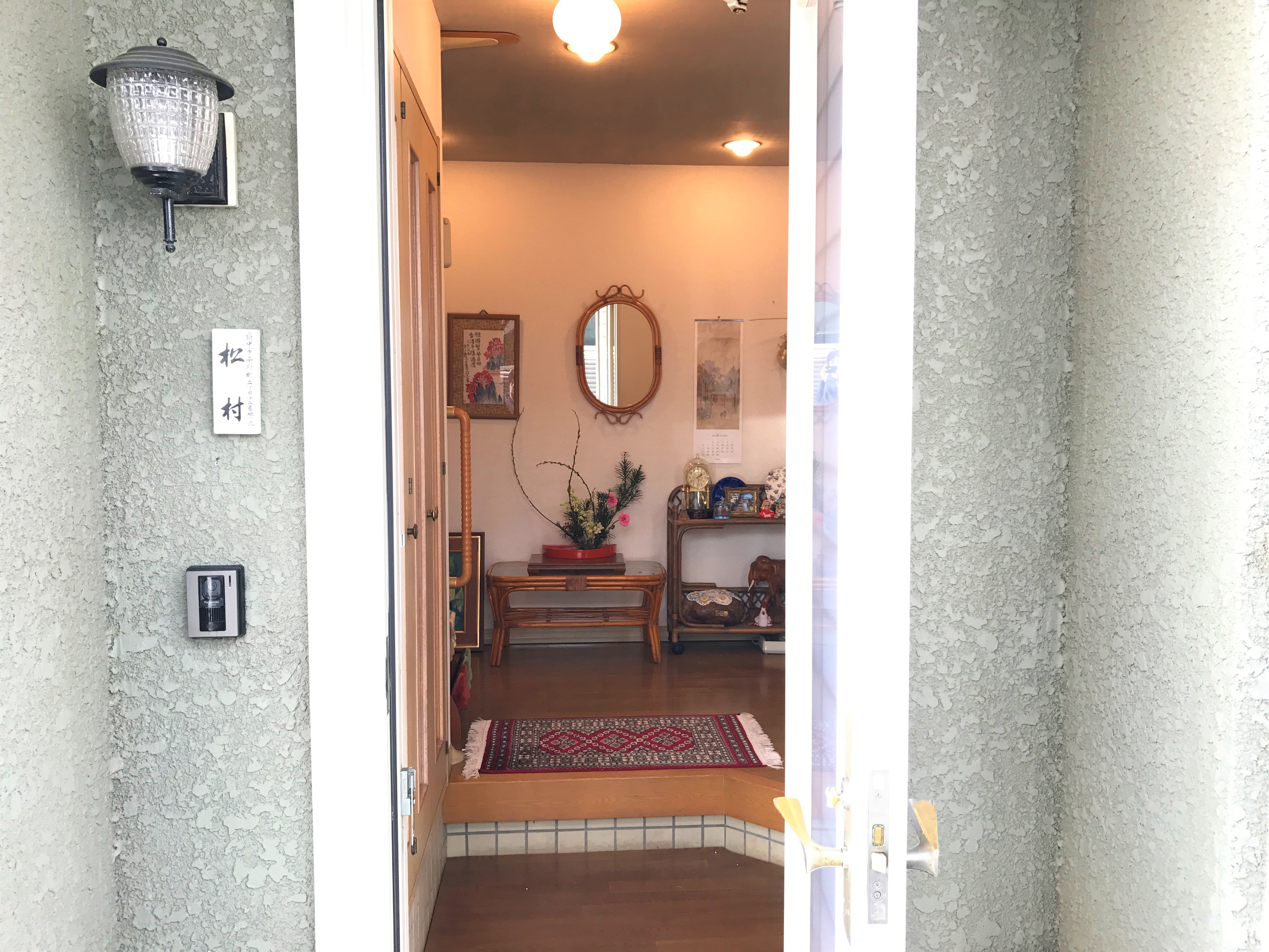 一軒家 玄関