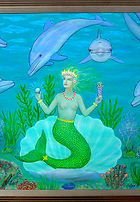 Mermaid and Dolphins