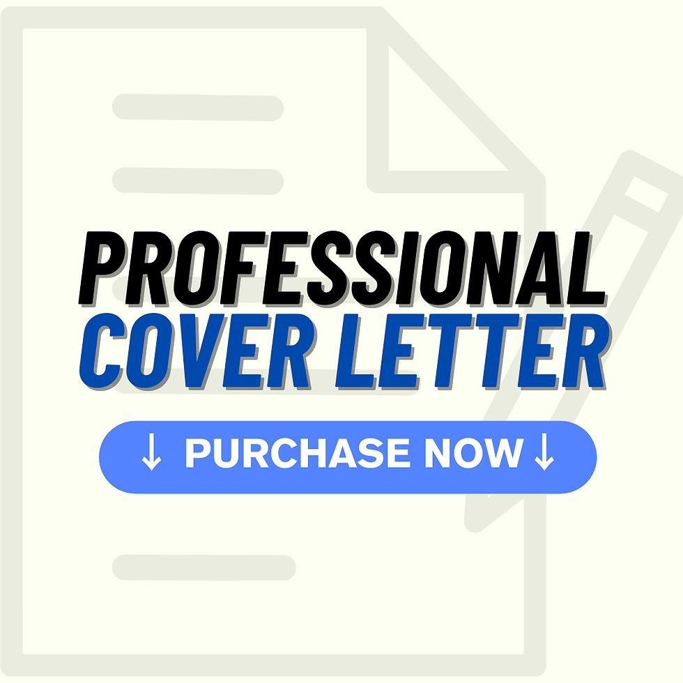 Cover Letter Template | 3 Templates | Job Application | Cover Page