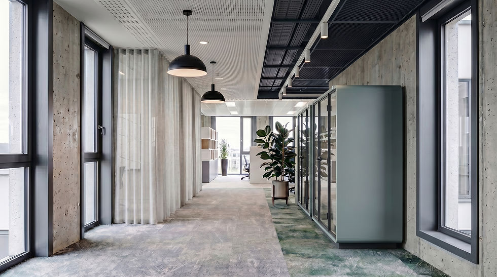 HushFree.Meet für Meetings mit bis zu 4 Personen, HushFree.Work Einzelkabine in Korpus Farbe Stream Blue im stylischen Office