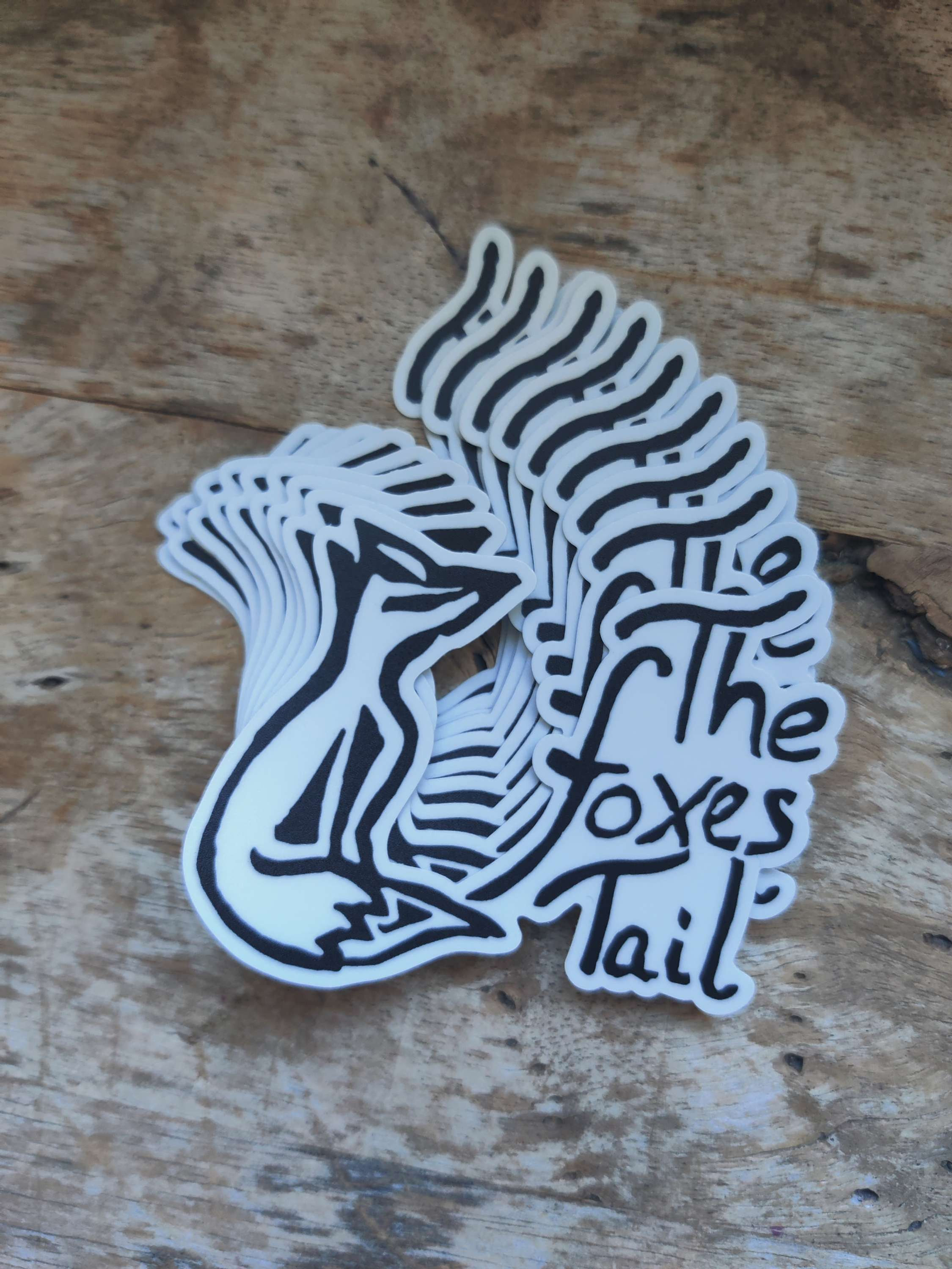 The Foxes Tail Vinal Sticker