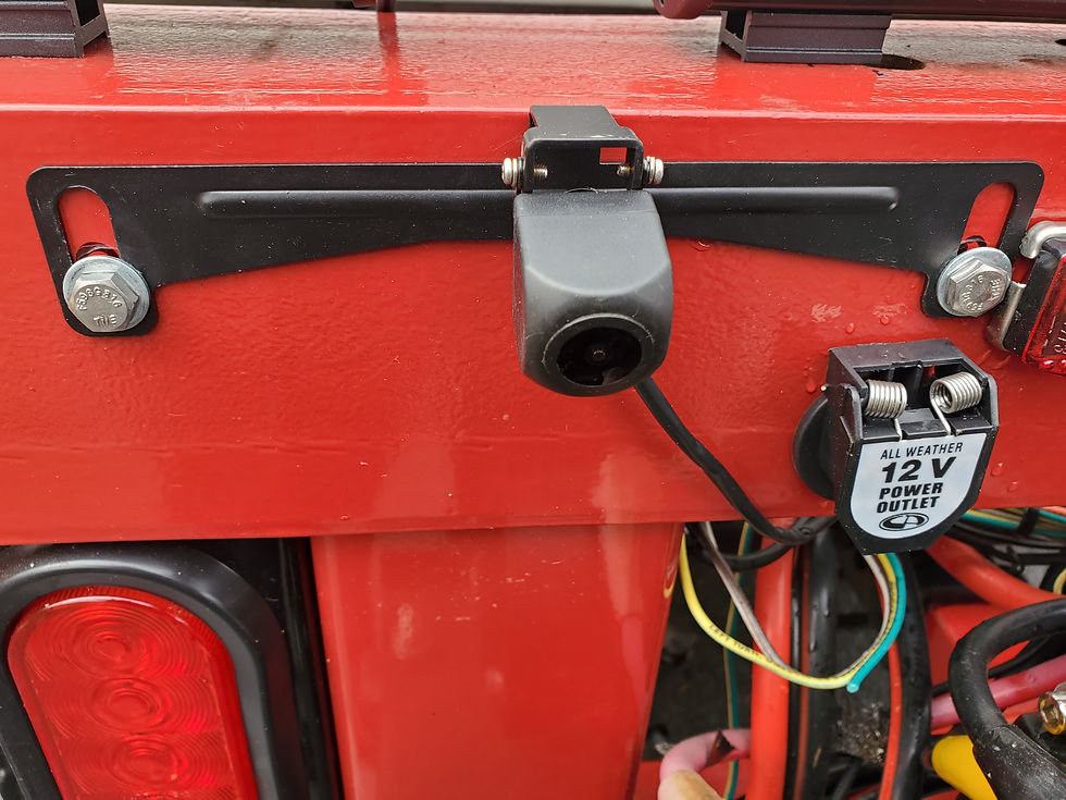 Back Up Camera Mounted To M-45