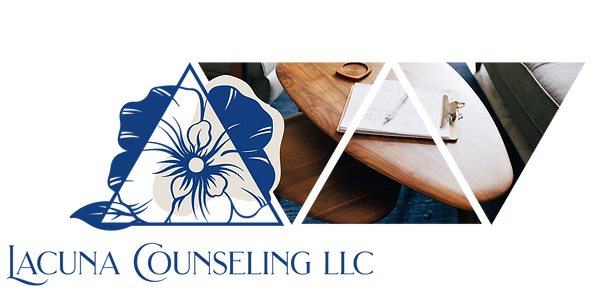 Logo and a picture of Katie's office