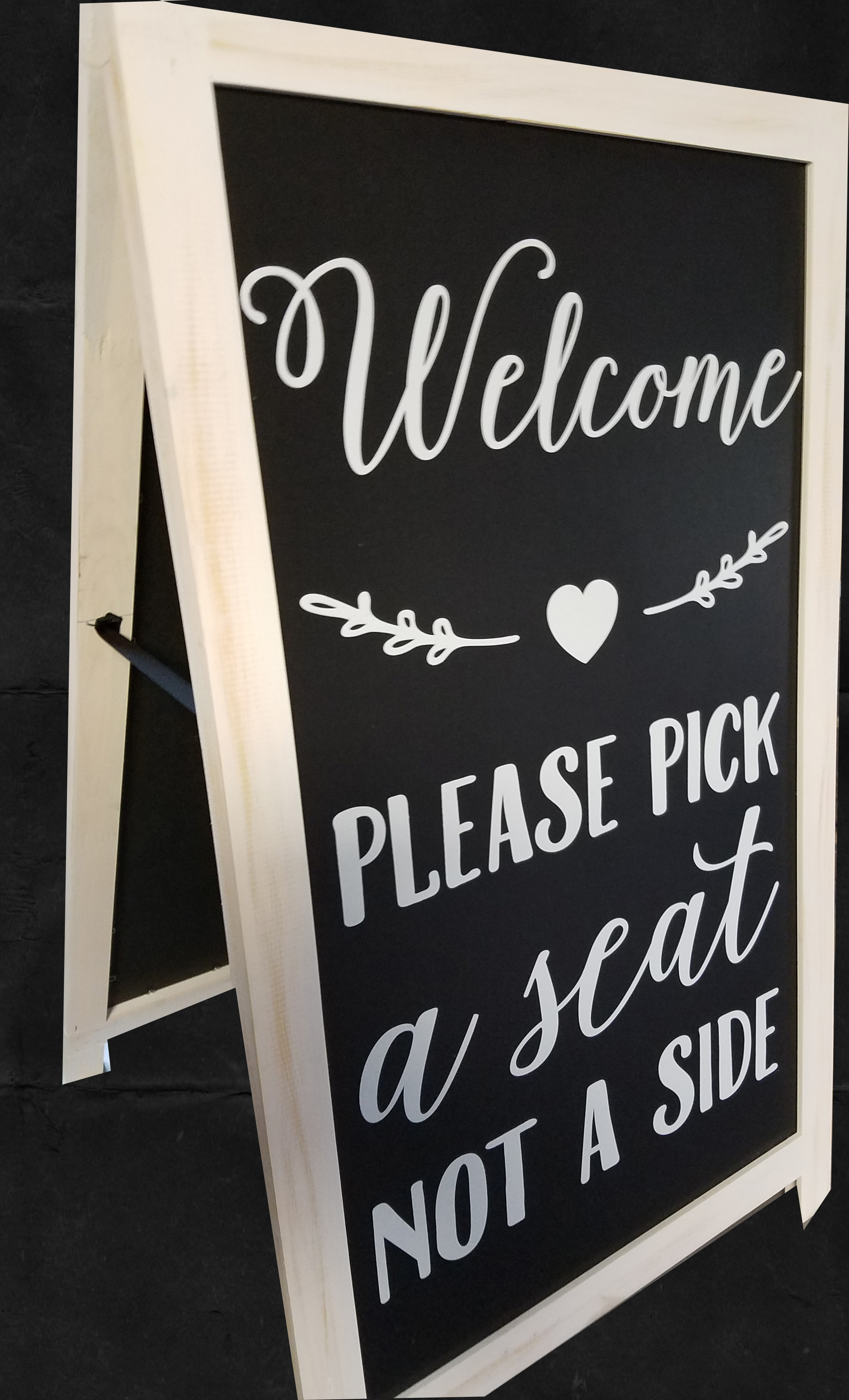 Choose a seat not a side