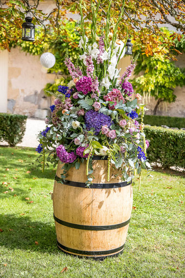 wedding photo in South West France plant idea 