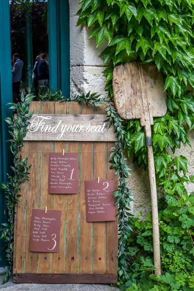 wedding photo in South West France decor 