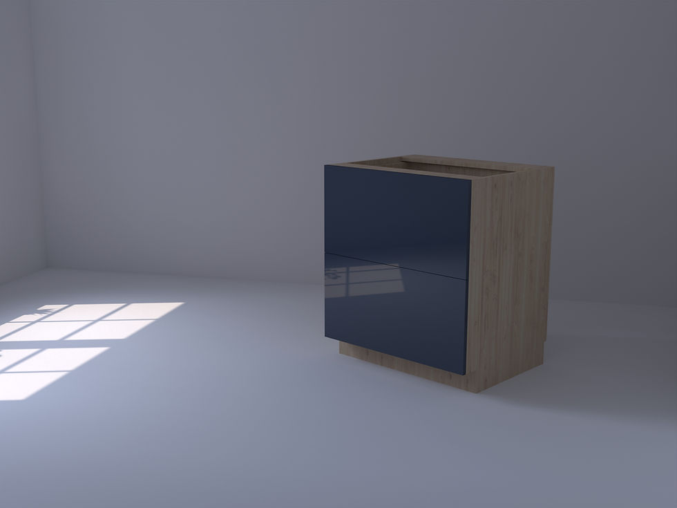 Thumbnail: Base Cabinet with 2 Drawers