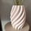 Miniaturbild: Keramik Vase „Wave“ – moderne Designvase für Trockenblumen | 24 cm