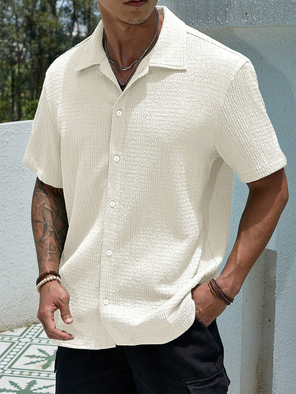 De frente Camisa Social - Branca