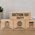 Section 122 duty
