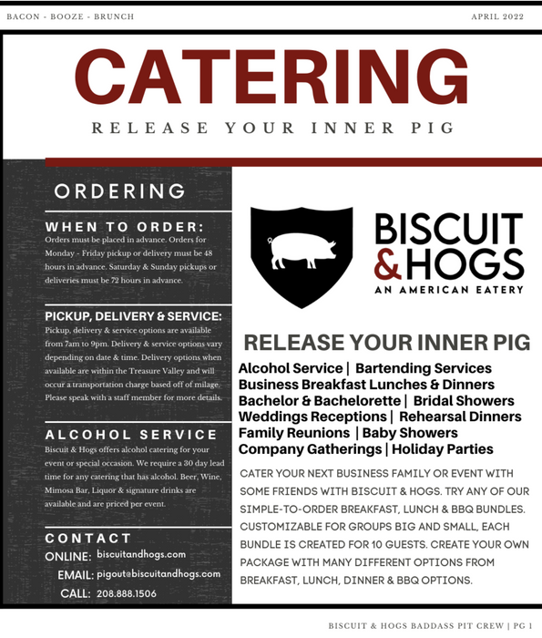 Catering Biscuit&Hogs