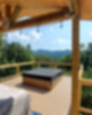 Custom Deck with Hot tub