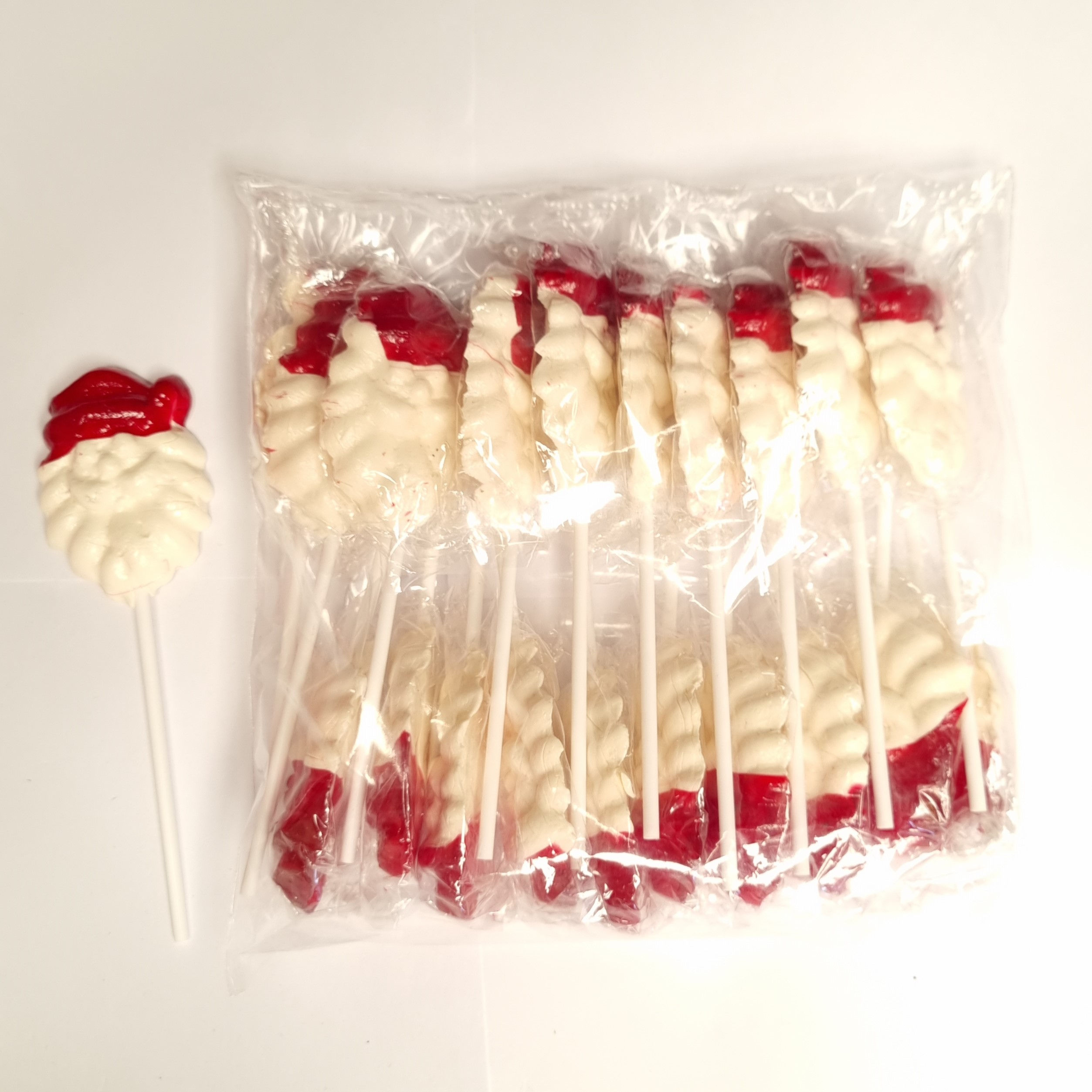PALETA SANTA ROJO CON BLANCO