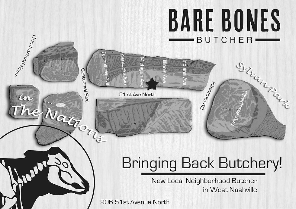 Bare Bones Flyer Front, 2018.