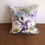 Miniature : Housse de coussin  motif impressioniste fleuri
