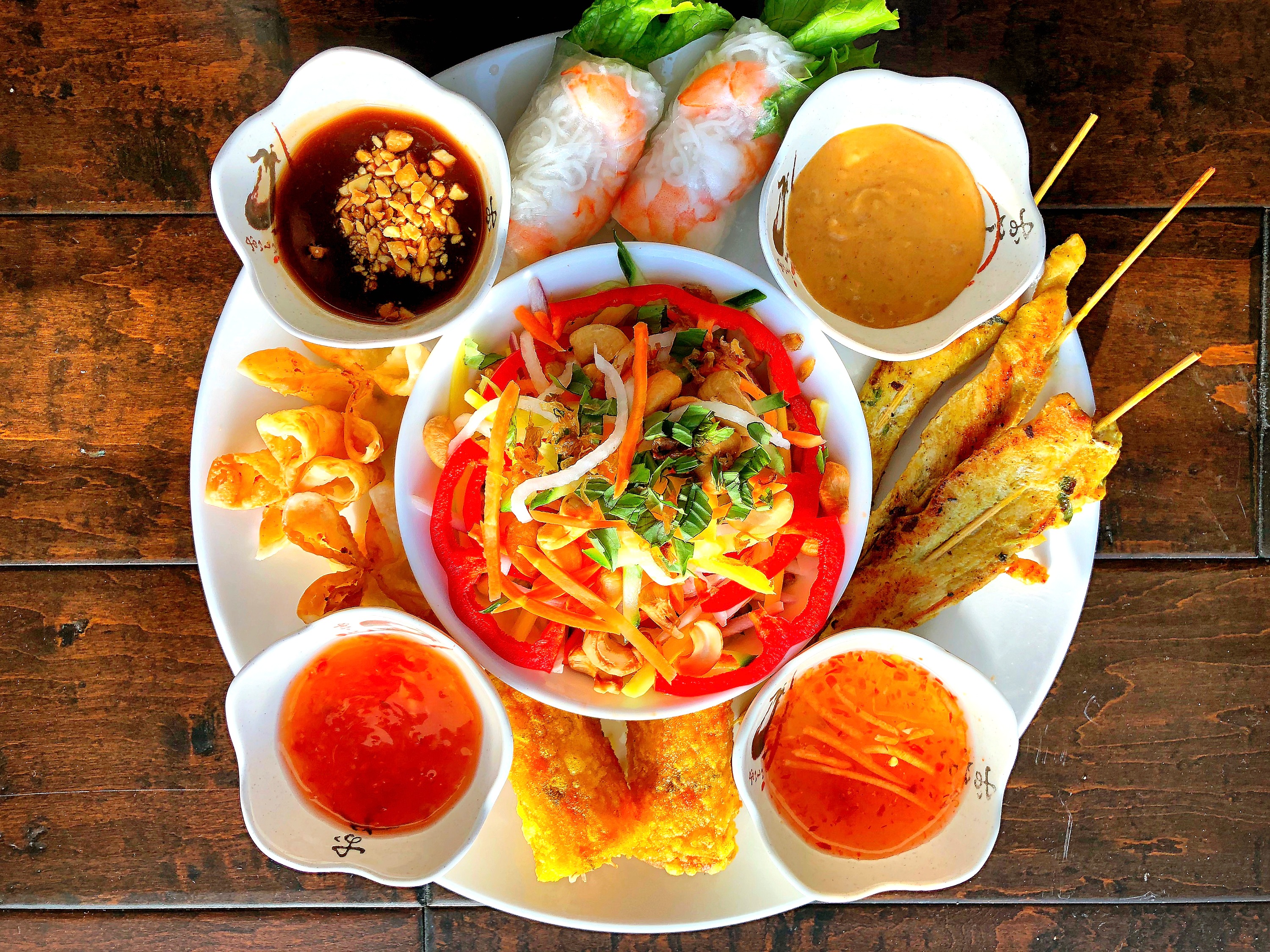 Arranged Food and Objects