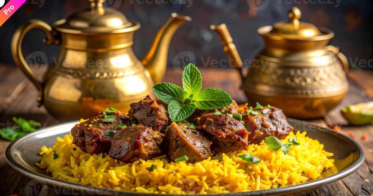 Arranged Food and Objects