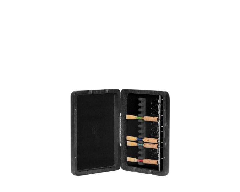Thumbnail: Wooden case for oboe reeds - EM