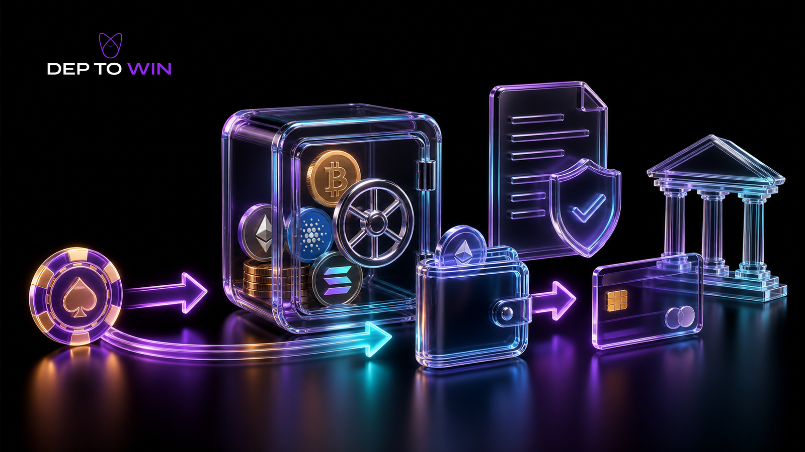 Krypto Casino Auszahlung auf Bitpanda mit Exchange Vault Wallet KYC Dokument und Bankkonto Route
