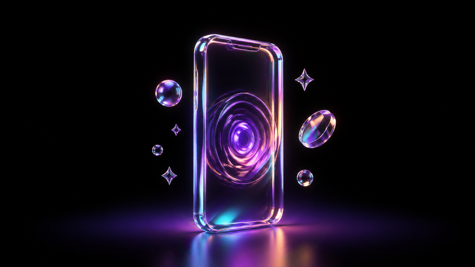 Online Casino fürs Handy 2026 als Premium 3D Glas Smartphone Visual