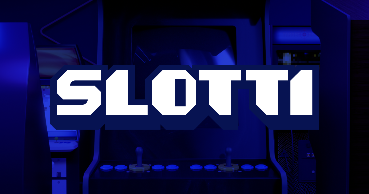 Slotti ametlik sinine brändipilt mänguikoonidega
