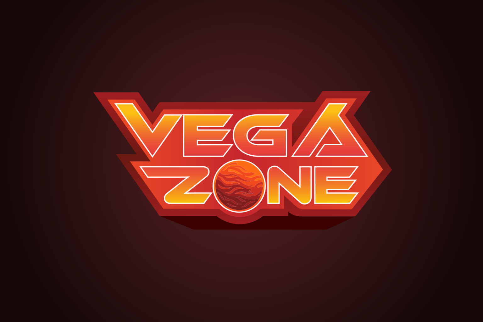 Vegazone kasiino ametlik logo tumedal taustal