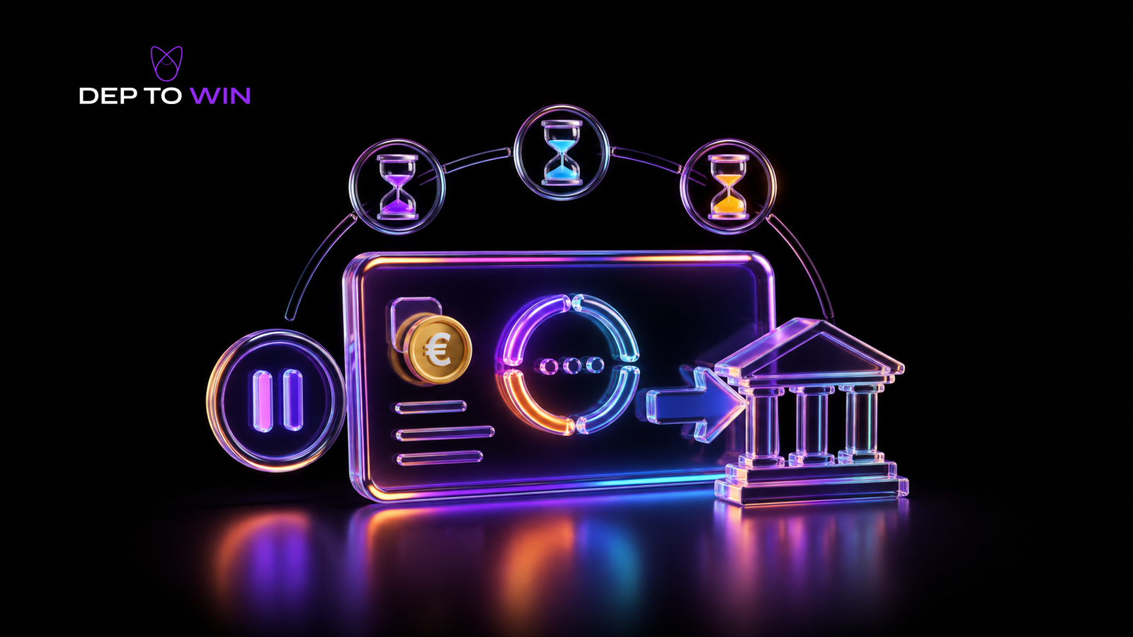 Online Casino Auszahlung pending mit Ladeanzeige, Wartezeit und Banktransfer