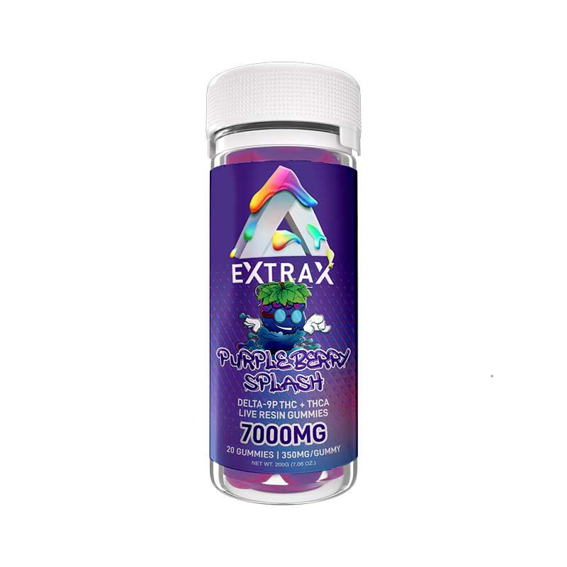 Thumbnail: Delta Extrax 9P Adios Live Resin 20pk - 350mg per Gummy
