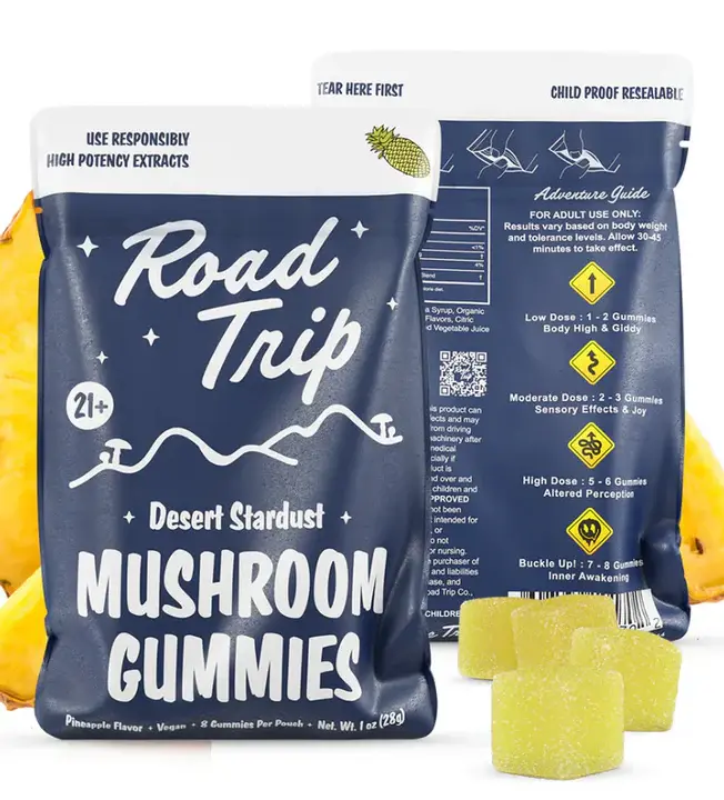 Thumbnail: Road Trip 28g Mushroom Gummies 8pk