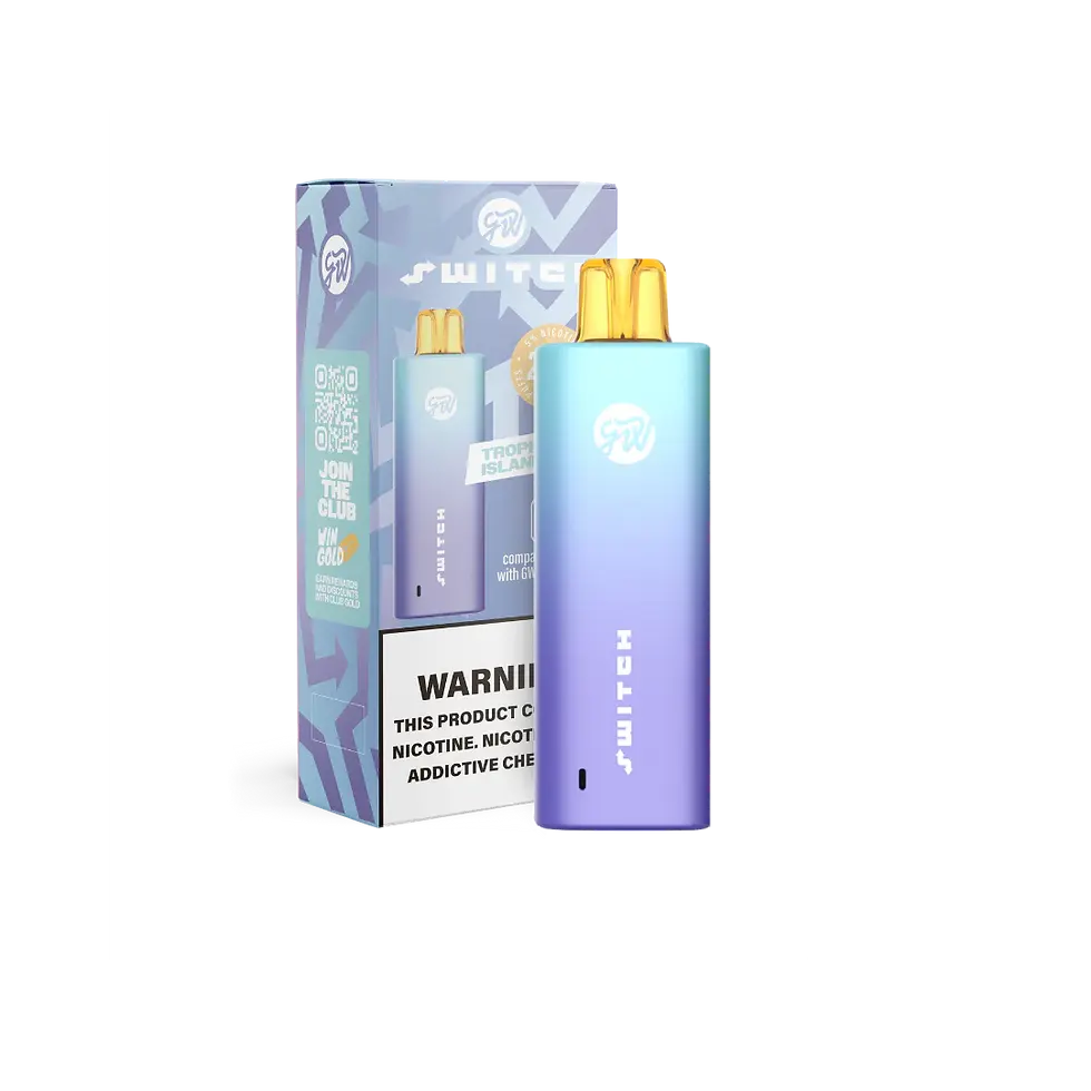 Thumbnail: Gold Whip Switch 20k Disposable Vape Pod with Detachable Battery