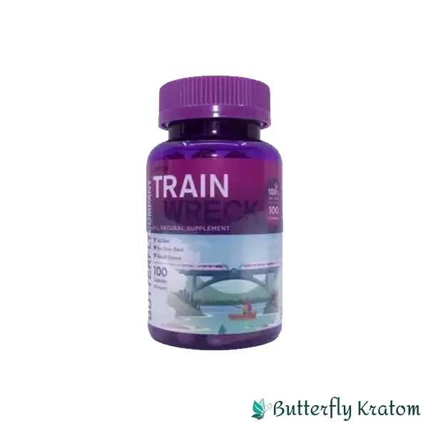 Thumbnail: Butterfly Train Wreck Kratom Capsules