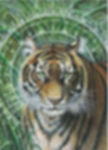 Paper Fine Art Print 'Strength', Radka SoulArt, artist Tenerife, Canary Islands, Cards of Alignment