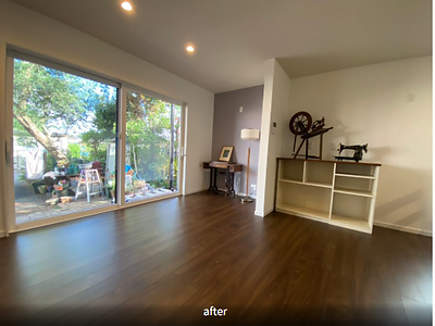 リビング施工後