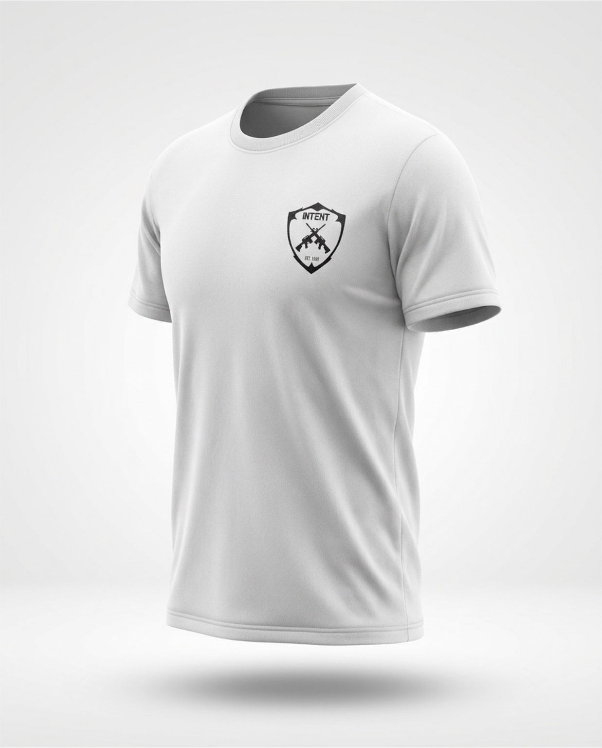 White Military Tee