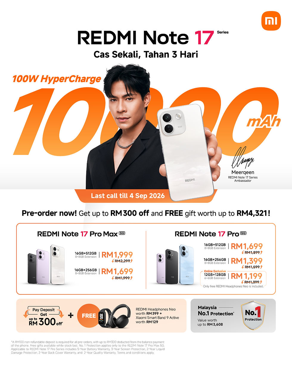 Xiaomi Introduces Its Latest Home Appliances, Wearables and the REDMI Note 17 Series
