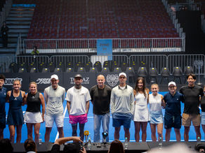 Andre Agassi and Ben Johns JOOLA Titans Tour 2026 at Merdeka 118