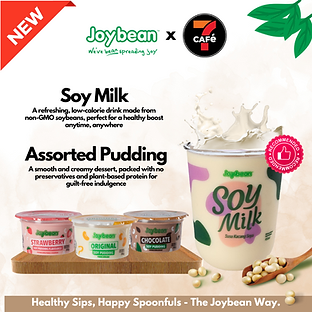 Joybean, 7-Eleven, Berjaya Food Berhad, BFood, fresh soy milk, milk pudding, OHSOM TV, 7CAFĂ©