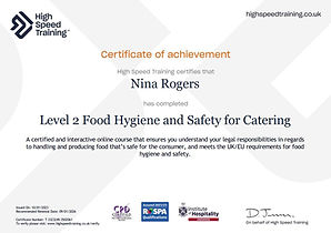level 2 food hygiene 2023