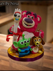 Beautiful colour handmade cake topper inspired by Toy Story