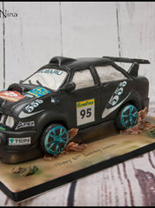 Car-shaped cake from Celebration site.