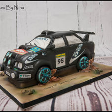 Car-shaped cake from Celebration site.