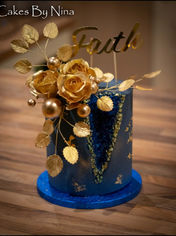 Gold-decorated cake for Ladies Cakes