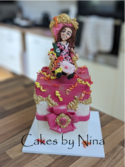 Celebration cake from Cakes by Nina.