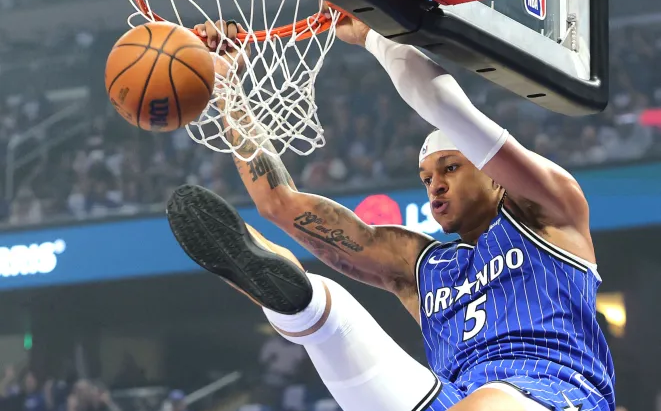 The brooms stayed in the Magic's locker room after the Pistions extended the series
