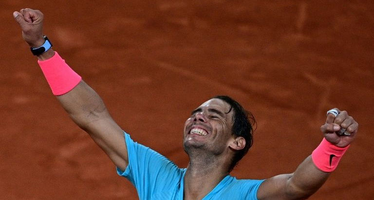 Rafael Nadal ties Roger Federer with 20 Majors after getting the win in the French Open