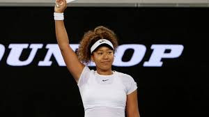 Naomi Osaka had 10 aces in a victory over Caroline Garcia 6-2, 6-3 