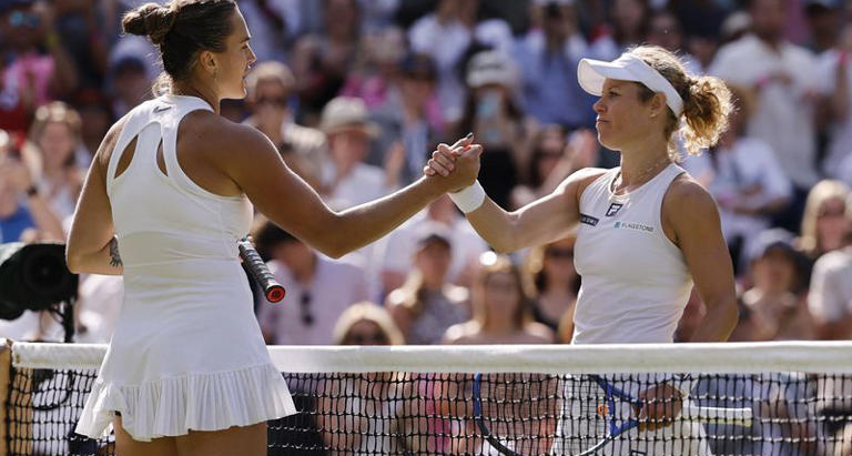 Aryna Sabalenka hangs tough and advance to the next round