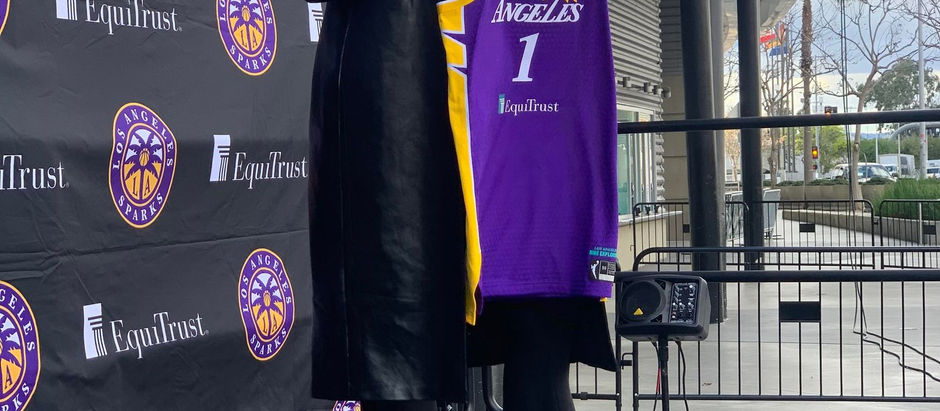 Liz Cambage shows support for Transgender athletes during her Sparks welcoming press conference 