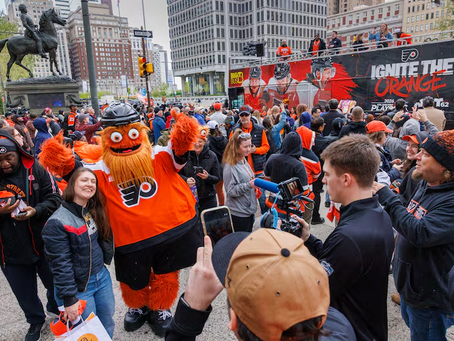 Flyers Fans Meet Team's Future at Franklin Institute Development Camp Event