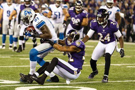 Lions could not bite down the Ravens' offense 38-6